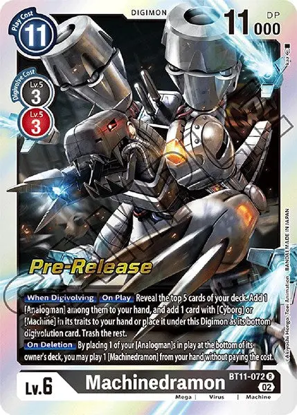 Machinedramon [Bt11-072] [Dimensional Phase Pre-Release Promos] 1