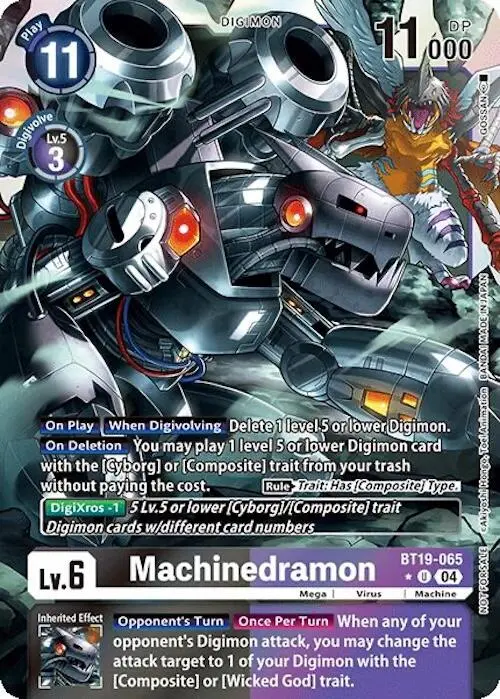 Machinedramon [Bt19-065] (Release Special Booster Ver.2.0: Box Promotion Pack) [Release Special Booster Ver.2.0] 1