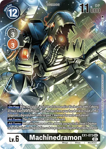 Machinedramon [Ex1-073] (Alternate Art) [Classic Collection] 1