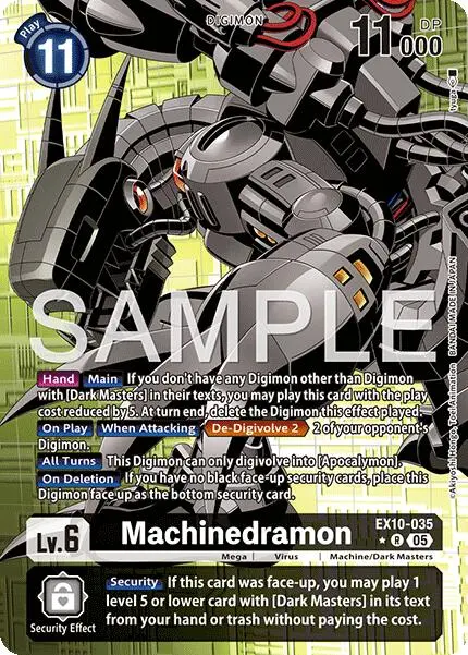 Machinedramon [Ex10-035] (Alternate Art) [Sinister Order] 1