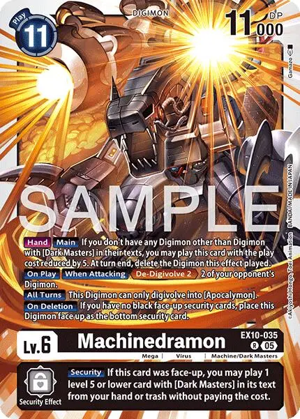 Machinedramon [Ex10-035] [Sinister Order] 1