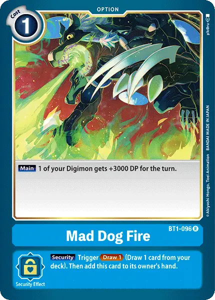 Mad Dog Fire [Bt1-096] [Release Special Booster Ver.1.0] 1