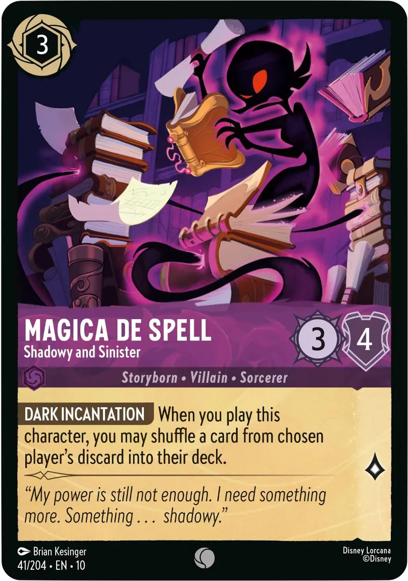 Magica De Spell - Shadowy And Sinister (41/204) [Whispers In The Well] 1