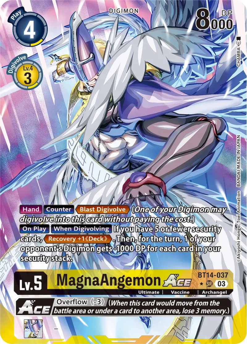 Magnaangemon Ace [Bt14-037] (English Exclusive Alternate Art) [Blast Ace] 1