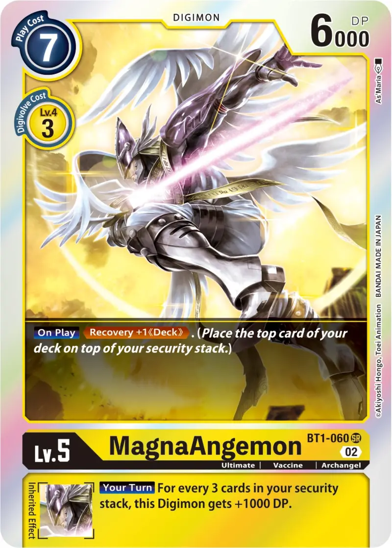 Magnaangemon [Bt1-060] (Resurgence Booster Reprint) [Resurgence Booster] 1