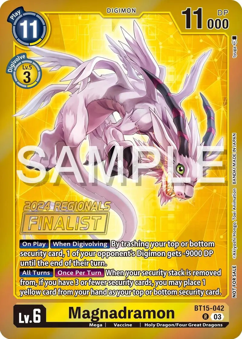Magnadramon [Bt15-042] (2024 Regionals Finalist) [Exceed Apocalypse] 1