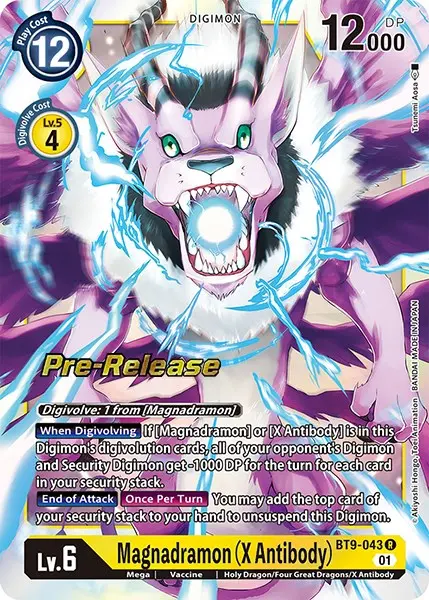 Magnadramon (X Antibody) [Bt9-043] [X Record Pre-Release Promos] 1