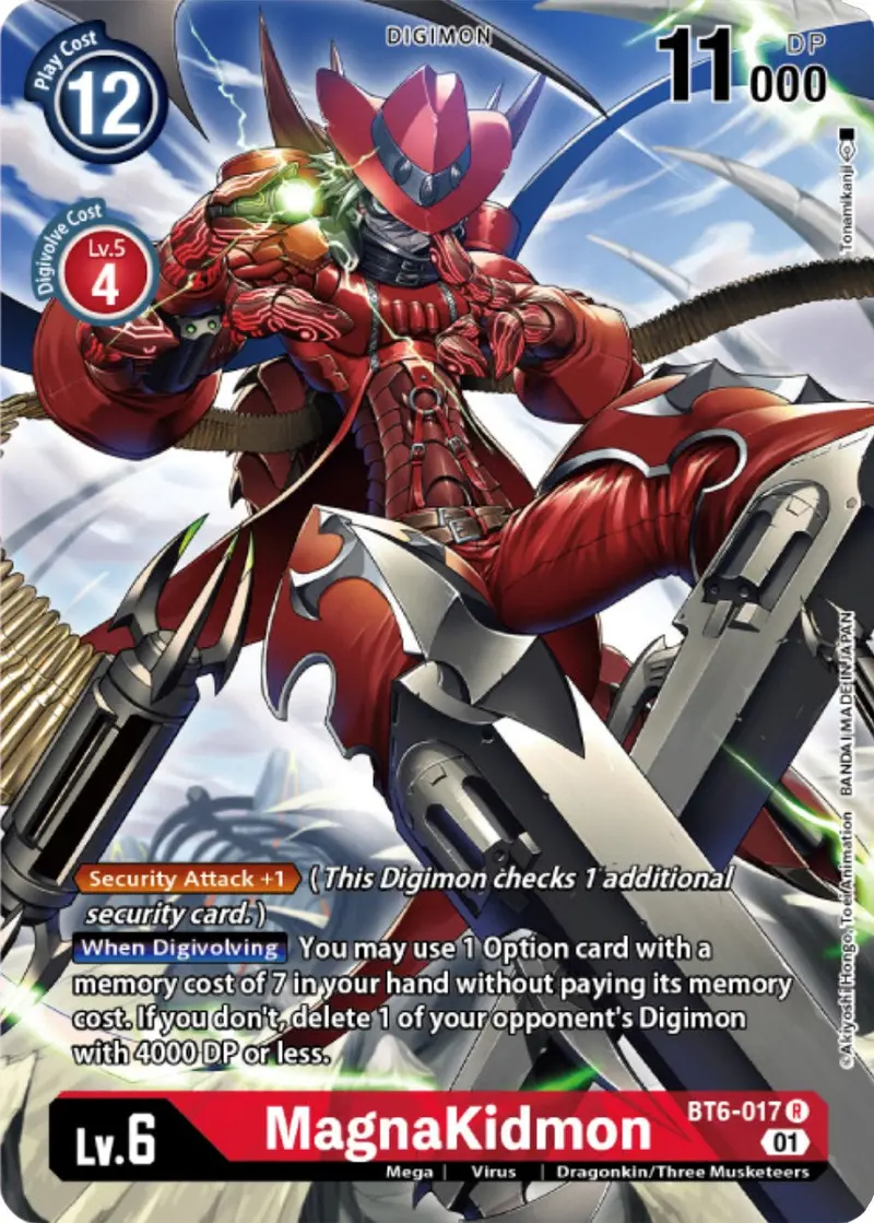 Magnakidmon [Bt6-017] (Digimon Card Game Deck Box Set) [Double Diamond Promos] 1