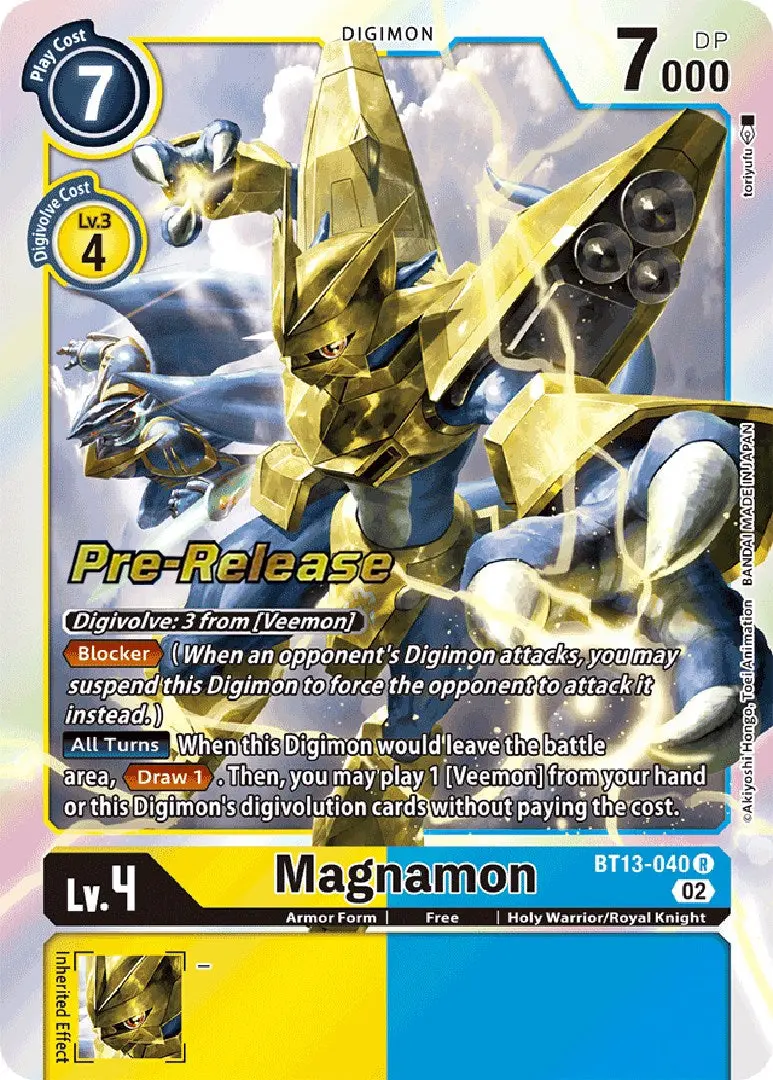 Magnamon [Bt13-040] [Versus Royal Knights Booster Pre-Release Cards] 1