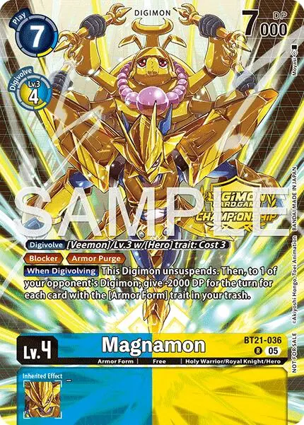 Magnamon [Bt21-036] (Championship 25-26 Season 2 Tamers Pack) [World Convergence] 1