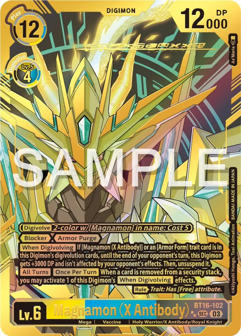 Magnamon (X Antibody) [Bt16-102] (Textured) [Beginning Observer] 1