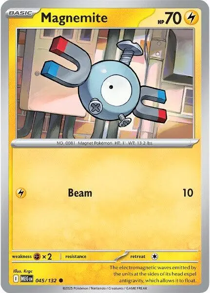 Magnemite (045/132) [Mega Evolution: Base Set] 1