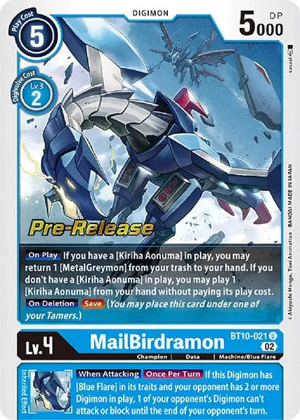 Mailbirdramon [Bt10-021] [Xros Encounter Pre-Release Cards] 1