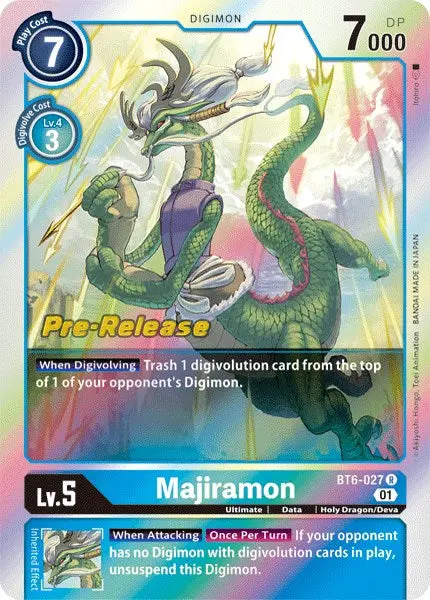 Majiramon [Bt6-027] [Double Diamond Pre-Release Cards] 1