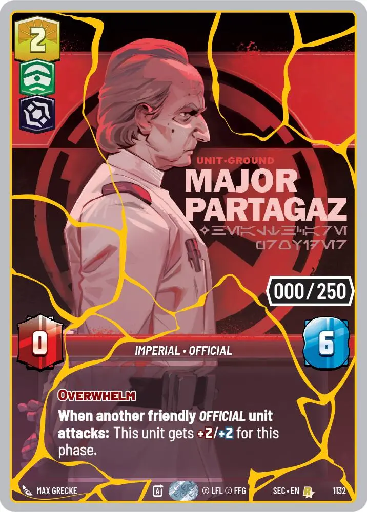 Major Partagaz - Healthcare Provider (1132) (Serialized) (Gold) (1132) [Secrets Of Power] 1