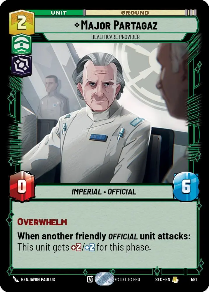 Major Partagaz - Healthcare Provider (Foil) (591) (591) [Secrets Of Power] 1