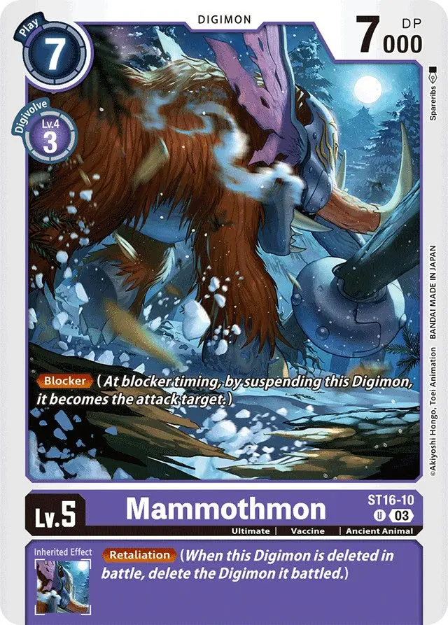 Mammothmon [St16-10] [Starter Deck: Wolf Of Friendship] 1