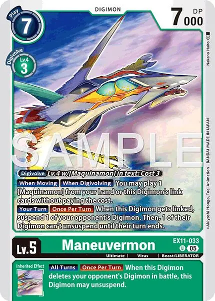 Maneuvermon [Ex11-033] [Dawn Of Liberator] 1
