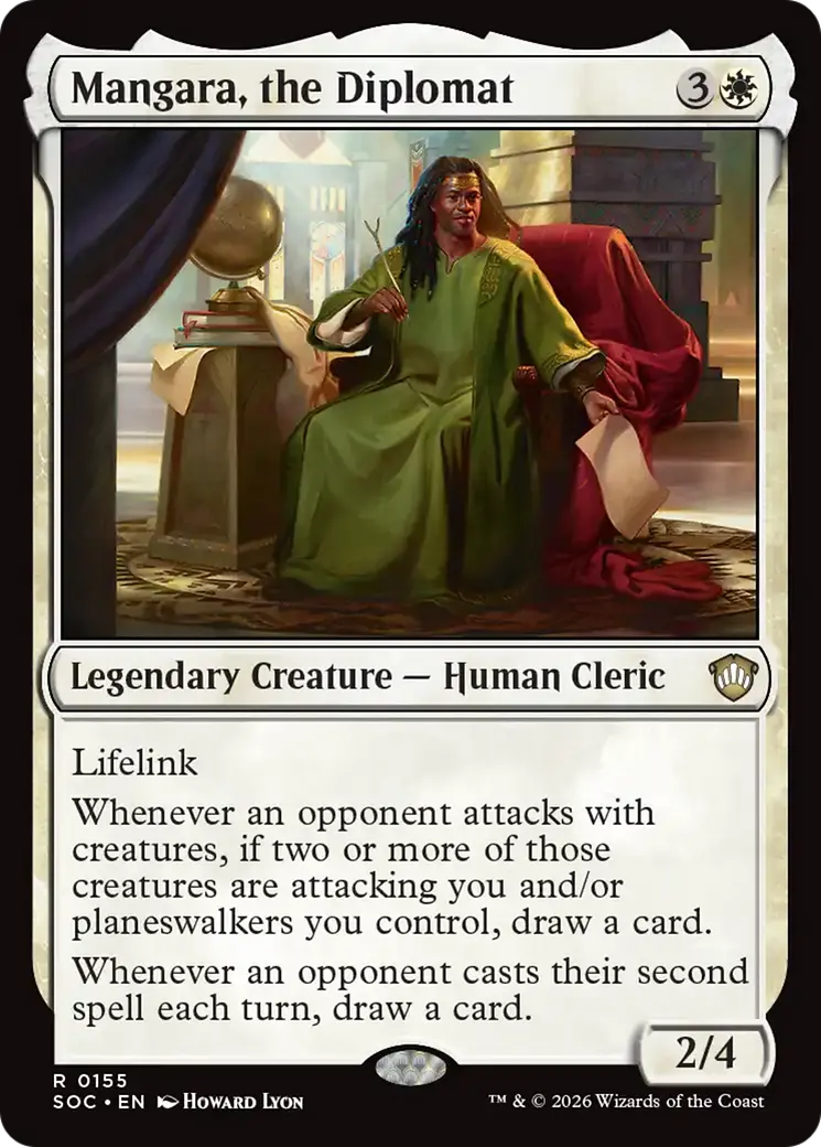 Mangara, The Diplomat [Secrets Of Strixhaven Commander] 1
