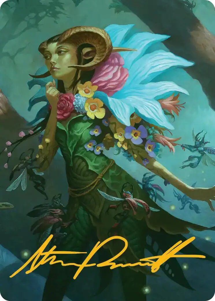 Maralen, Fae Ascendant Art Card (Gold-Stamped Signature) [Lorwyn Eclipsed Art Series] 1