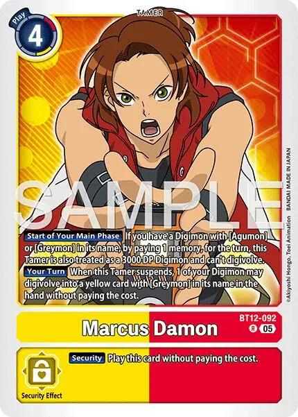 Marcus Damon [Bt12-092] [Advanced Booster Digimon Generation] 1