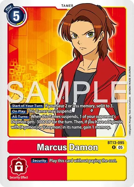 Marcus Damon [Bt13-095] [Advanced Booster Digimon Generation] 1