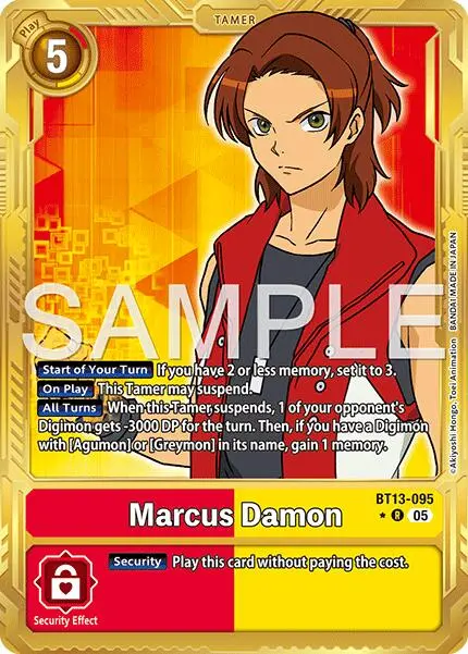 Marcus Damon [Bt13-095] (Alternate Art) [Advanced Booster Digimon Generation] 1