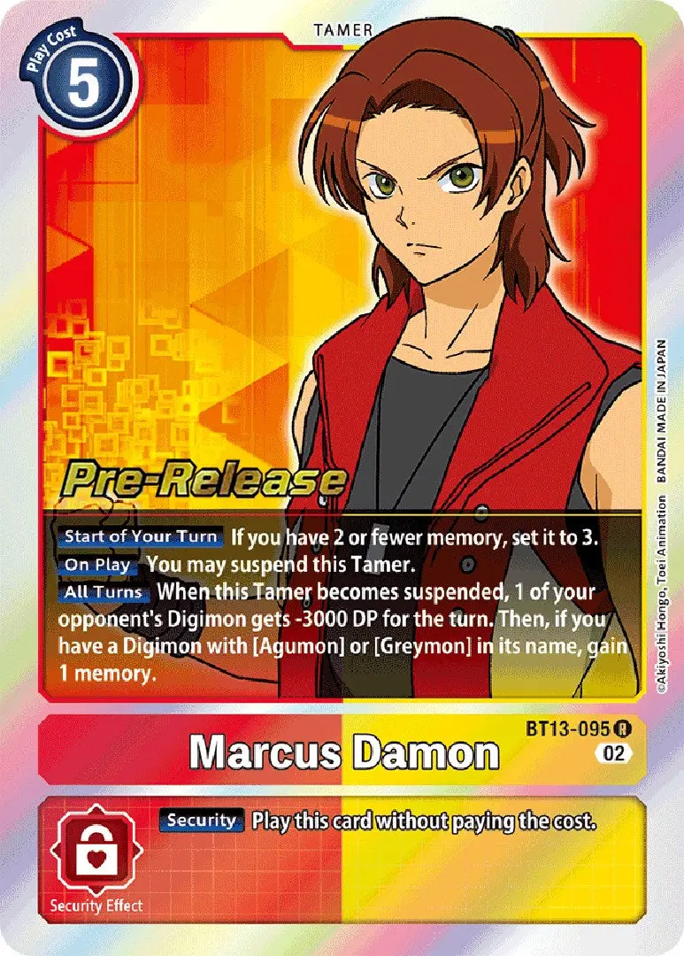 Marcus Damon [Bt13-095] [Versus Royal Knights Booster Pre-Release Cards] 1