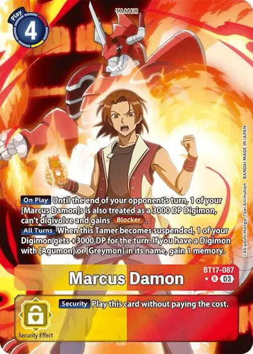 Marcus Damon [Bt17-087] (Alternate Art) [Secret Crisis] 1