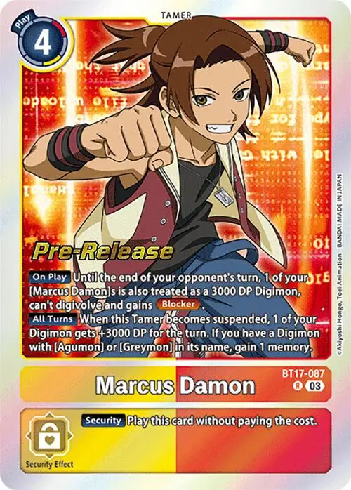 Marcus Damon [Bt17-087] [Secret Crisis Pre-Release Cards] 1