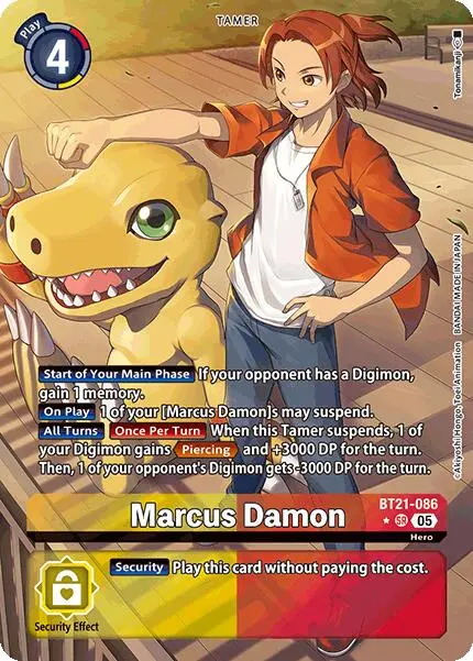 Marcus Damon [Bt21-086] (Alternate Art) [World Convergence] 1