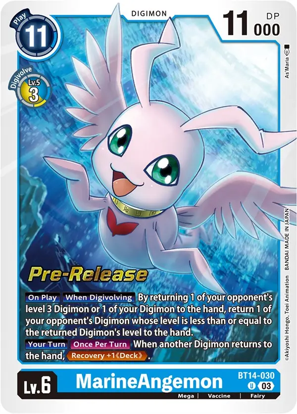 Marineangemon [Bt14-030] [Blast Ace Pre-Release Cards] 1