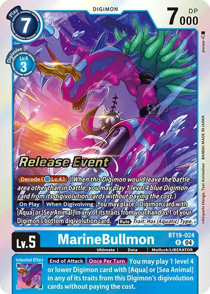 Marinebullmon [Bt19-024] [Release Special Booster Ver.2.0 Promos] 1