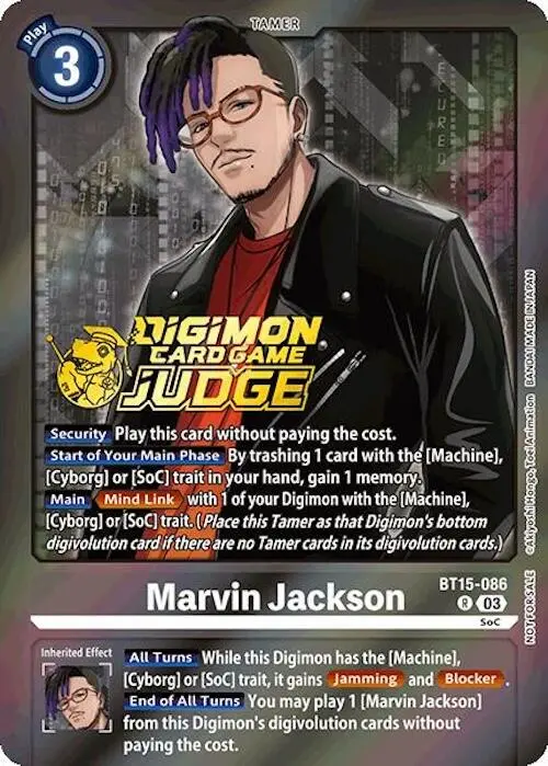 Marvin Jackson [Bt15-086] (Judge Pack 6) [Exceed Apocalypse] 1