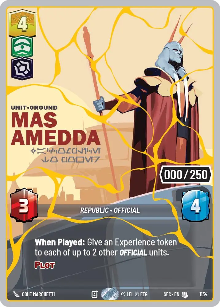 Mas Amedda - Accomplice To Power (1134) (Serialized) (Gold) (1134) [Secrets Of Power] 1