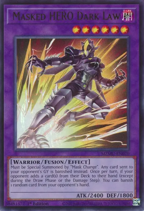 Masked Hero Dark Law [Mzmu-En070] Ultra Rare 1
