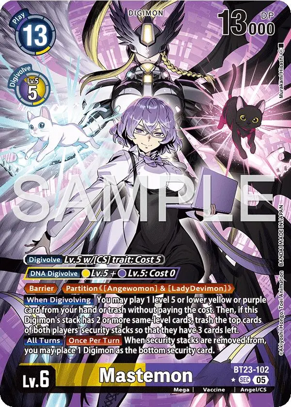 Mastemon [Bt23-102] (Alternate Art) [Hackers' Slumber] 1