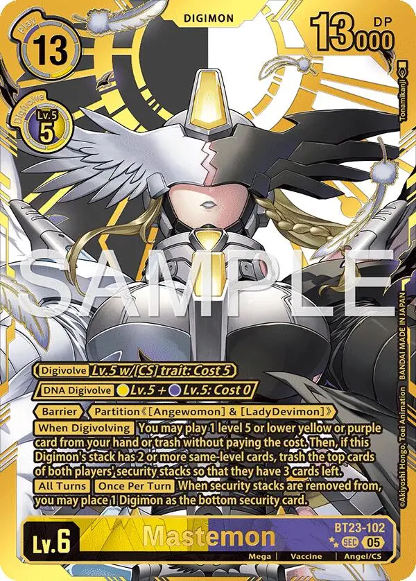 Mastemon [Bt23-102] (Rare Pull) [Hackers' Slumber] 1