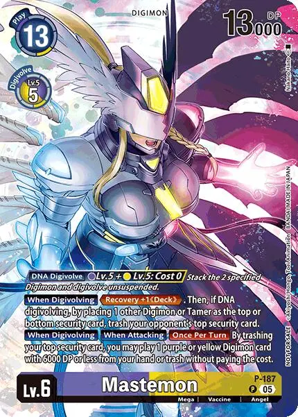 Mastemon [P-187] (Bt-21: Illustration Celebration Pack) [World Convergence] 1