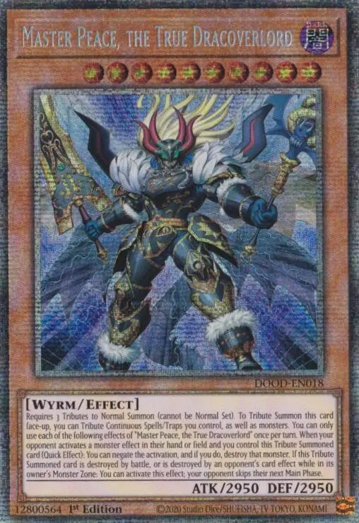 Master Peace, The True Dracoverlord (Starlight Rare) [Dood-En018] Starlight Rare 1