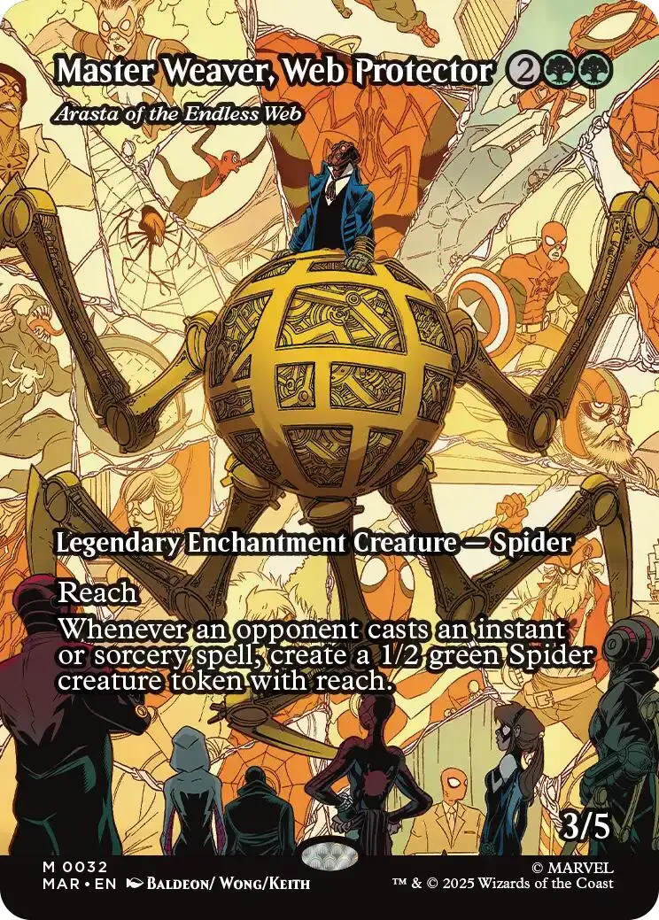 Master Weaver, Web Protector - Arasta Of The Endless Web (Borderless) [Marvel Universe: Eternal-Legal] 1