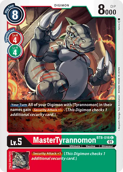 Mastertyrannomon [Bt8-016] [New Awakening] 1