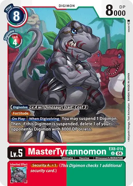 Mastertyrannomon [Ex8-014] [Chain Of Liberation] 1