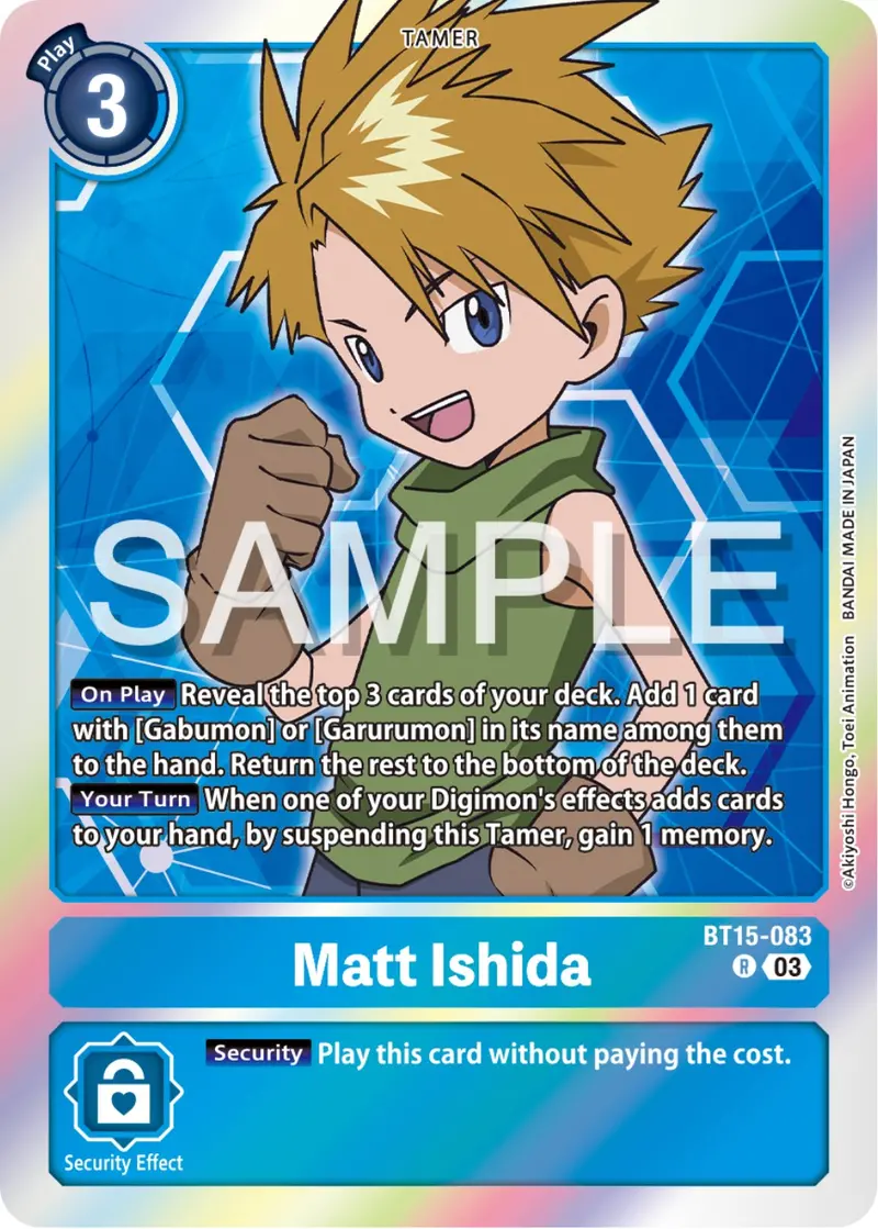 Matt Ishida [Bt15-083] [Exceed Apocalypse] 1
