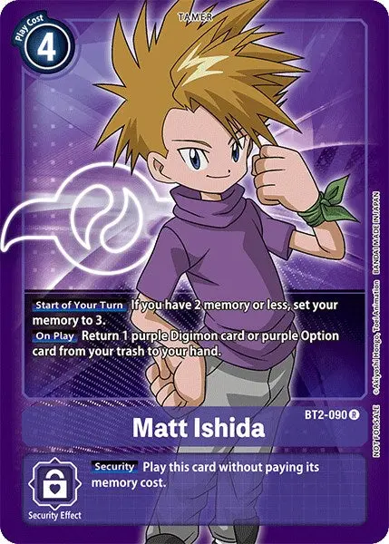 Matt Ishida [Bt2-090] (Official Tournament Pack Vol.3) [Release Special Booster Promos] 1