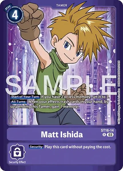 Matt Ishida [St16-14] (Limited Card Pack -Billion Bullet-) [Limited Card Pack -Billion Bullet-] 1