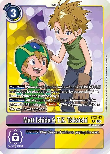 Matt Ishida & T.K. Takaishi [St21-13] [Starter Deck: Hero Of Hope] 1