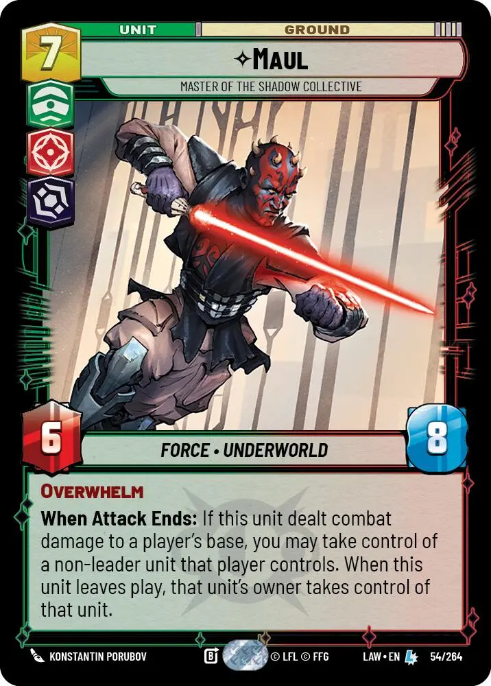 Maul - Master Of The Shadow Collective (54/264) (54/264) [A Lawless Time] 1
