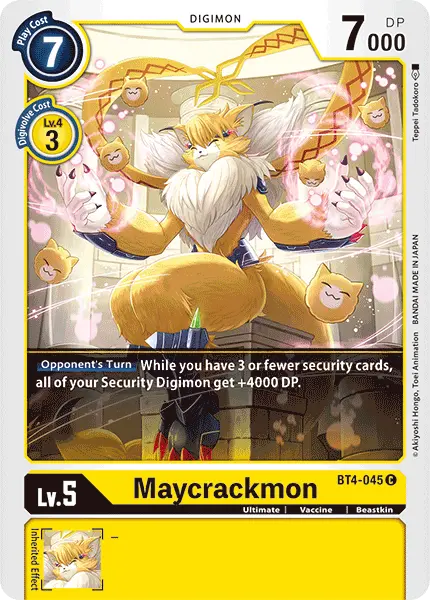 Maycrackmon [Bt4-045] [Great Legend] 1
