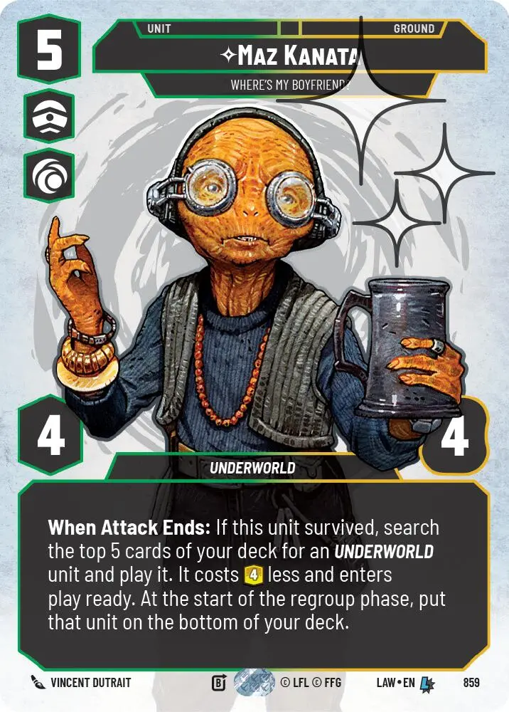 Maz Kanata - Where's My Boyfriend? (Prestige Foil) (859) (859) [A Lawless Time] 1